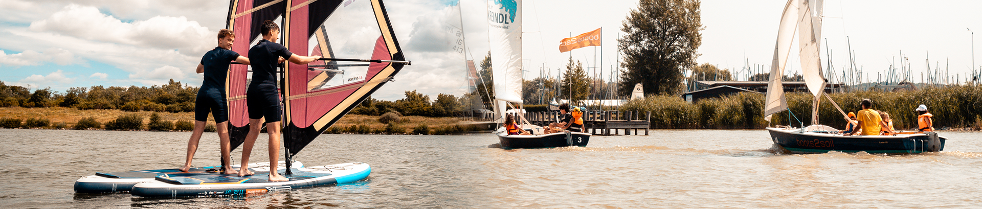 Schulsportwochen am See - Header